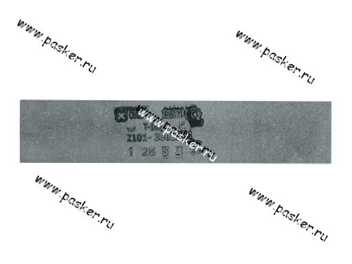 Накладка тормозных колодок ВАЗ-2101-07 (шт.) гнутая ТИИР - фото 1 - id-p224990589