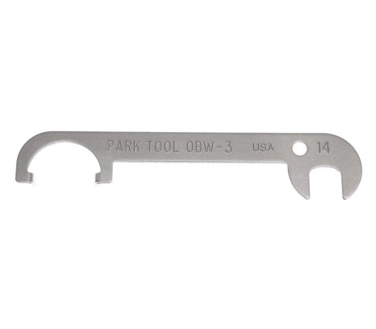 Ключ ParkTool, для регулировки тормозов, 14 мм x шлицы для центровки - фото 1 - id-p224990898