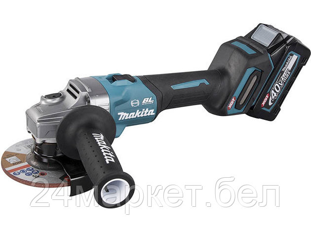 Аккум. углошлифмашина MAKITA GA 005 GM 201 MAKPAC (40.0 В, 2 акк., 4.0 А/ч, Li-Ion, диск 115х22.0 мм, вибро), фото 2