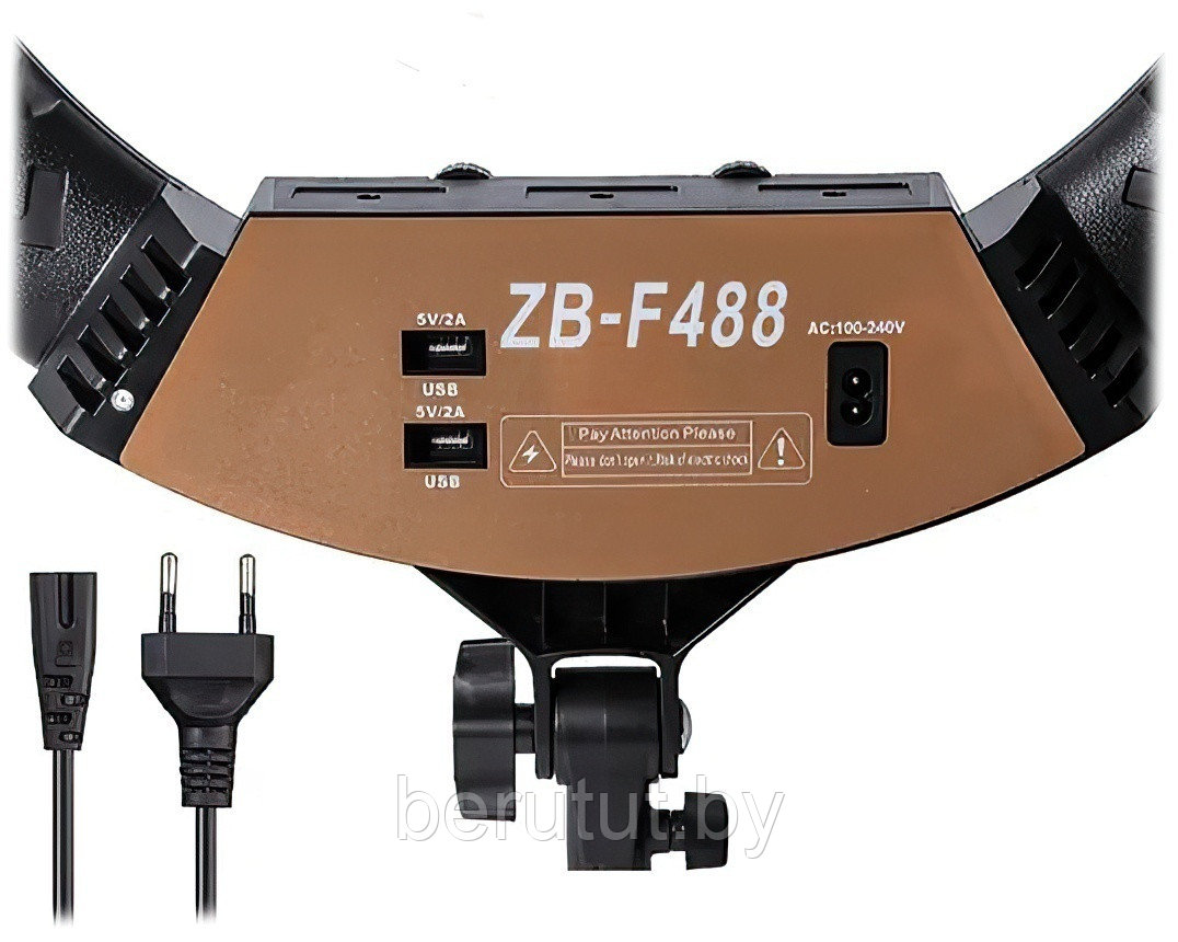 Кольцевая лампа светодиодная 55 см ZB-F488 80W - фото 5 - id-p224991005