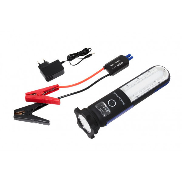 Фонарь светодиодный аккумуляторный с накопителем и функцией пуска - фото 1 - id-p224995287