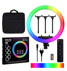 Кольцевая лампа 56 см RGB LED MJ56 пульт ДУ