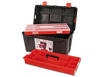Ящик для инструмента пластмассовый 48x25,8x25,5см (с лотком и органайзером) TAYG