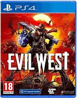 PS4 Уценённый диск обменный фонд Evil West для PlayStation 4 / Эвил Вест ПС4