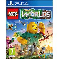 PS4 Уценённый диск обменный фонд LEGO Worlds для PlayStation 4 / Лего Ворлдс ПС4