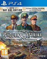 PS4 Уценённый диск обменный фонд Sudden Strike 4 для PlayStation 4