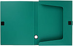 Короб архивный из пластика на липучке inФормат корешок 36 мм, 235*320*36 мм, зеленый
