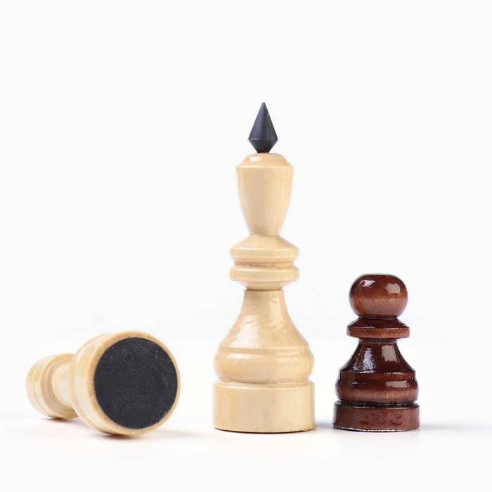 Шахматы гроссмейстерские, турнирные, утяжелённые, 40х40 см, король h=10.5 см, пешка 5.3 см - фото 2 - id-p224997944