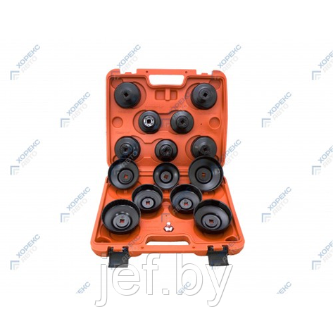 Набор чашек для снятия масленого фильтра 14 предметов HZ 25.1.009W ХОРЕКС АВТО HZ 25.1.009W, фото 2