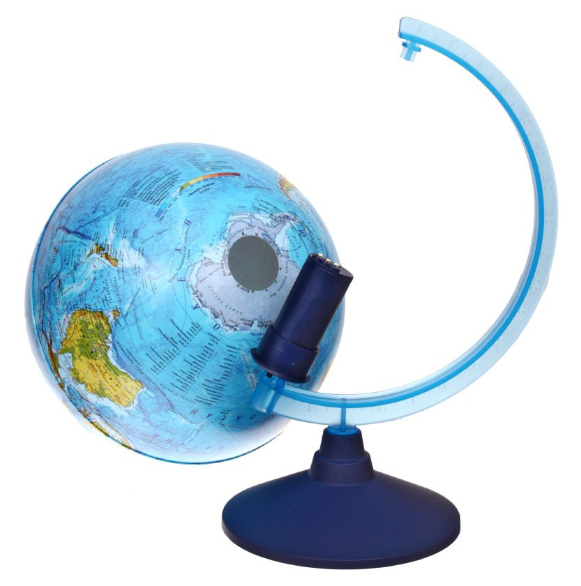 Глобус физико-политический с подсветкой от батареек Globen диаметр 250 мм, 1:50 млн - фото 2 - id-p224996322