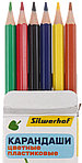 Карандаши цветные «Веселые друзья» 6 цветов, длина 175 мм