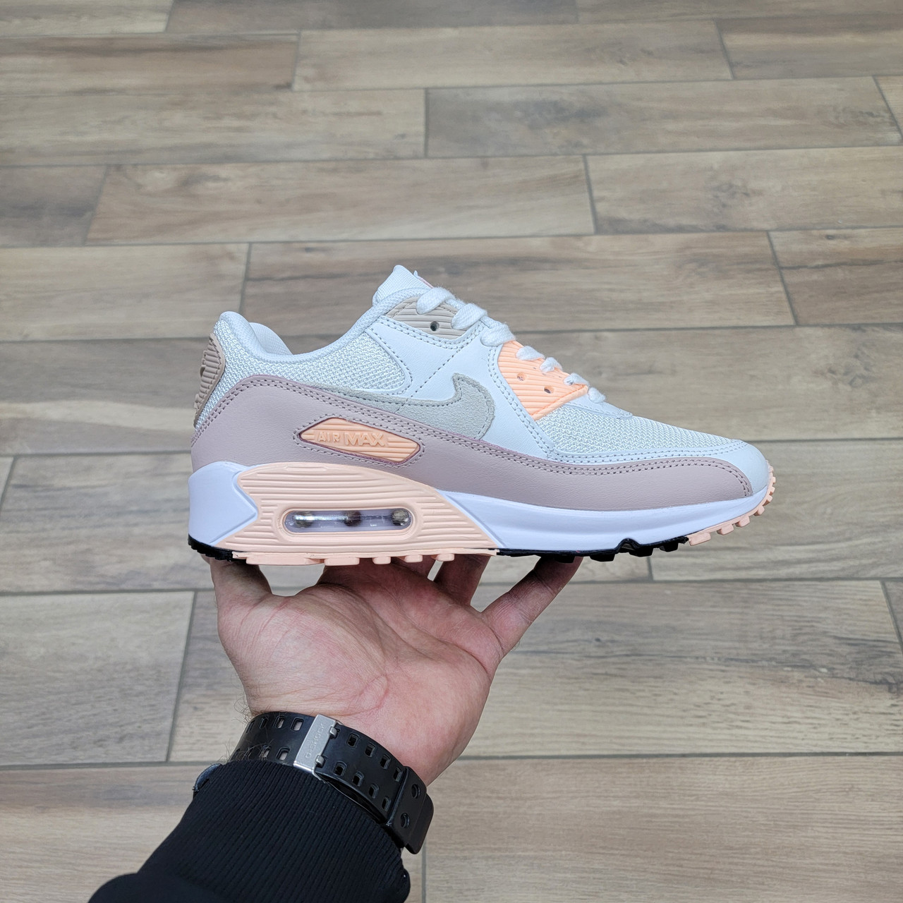 Кроссовки Nike Wmns Air Max 90 'Barely Rose' - фото 2 - id-p224953633