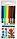 Фломастеры Silwerhof «Веселые друзья» (125 мм) 6 цветов, толщина линии 1 мм, вентилируемый колпачок, фото 2