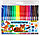 Фломастеры Silwerhof «Веселые друзья» (125 мм) 18 цветов, толщина линии 1 мм, вентилируемый колпачок, фото 2