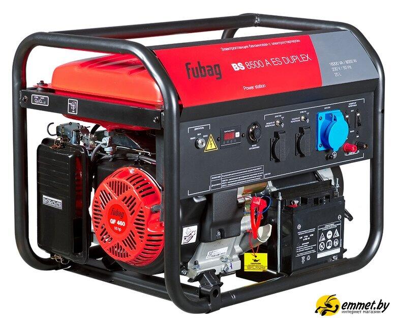 Бензиновый генератор Fubag BS 8500 A ES Duplex (с коннектором автоматики) - фото 1 - id-p224998135