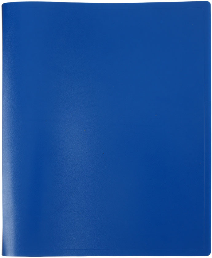 Папка пластиковая на 4-х кольцах Buro толщина пластика 0,4 мм, синяя - фото 3 - id-p224996928