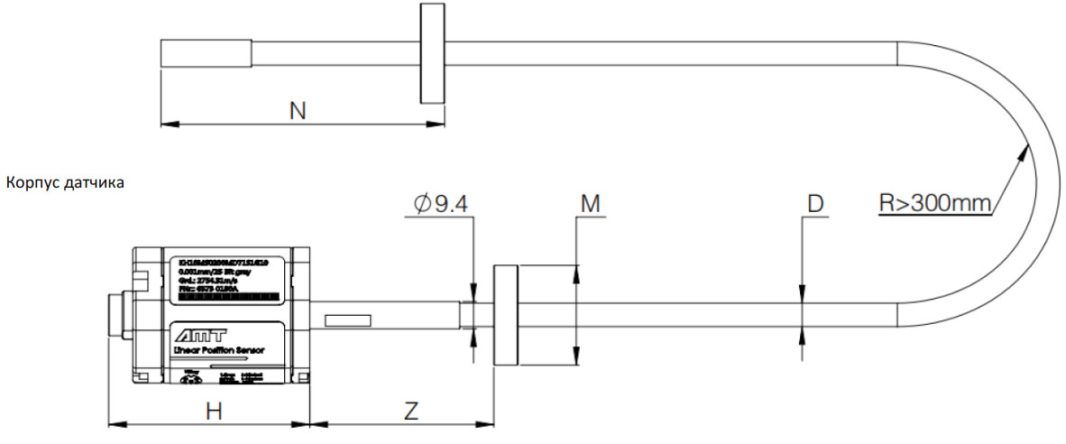 Магнитострикционные датчики линейных перемещений AMT Linear Position Sensor серии KF CANopen - фото 2 - id-p224999087