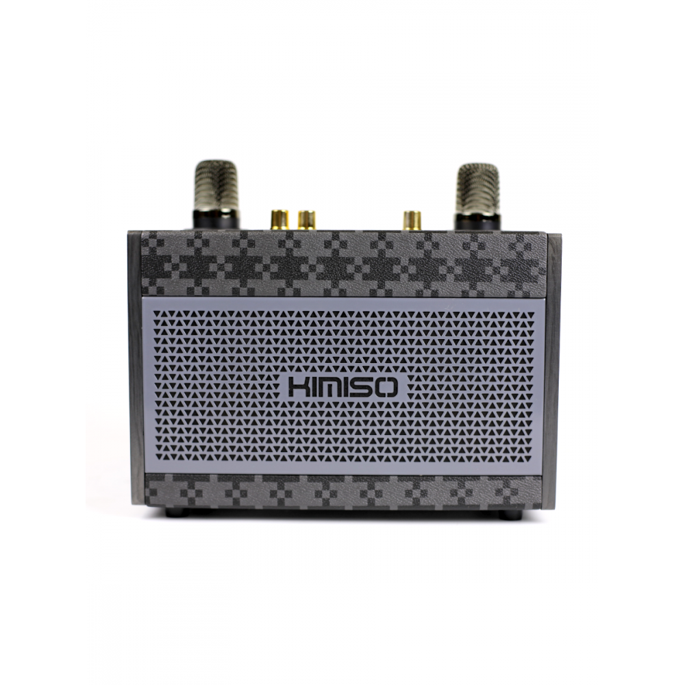 Беспроводная портативная колонка караоке с двумя микрофонами 30W KMS-803 - фото 1 - id-p224999719