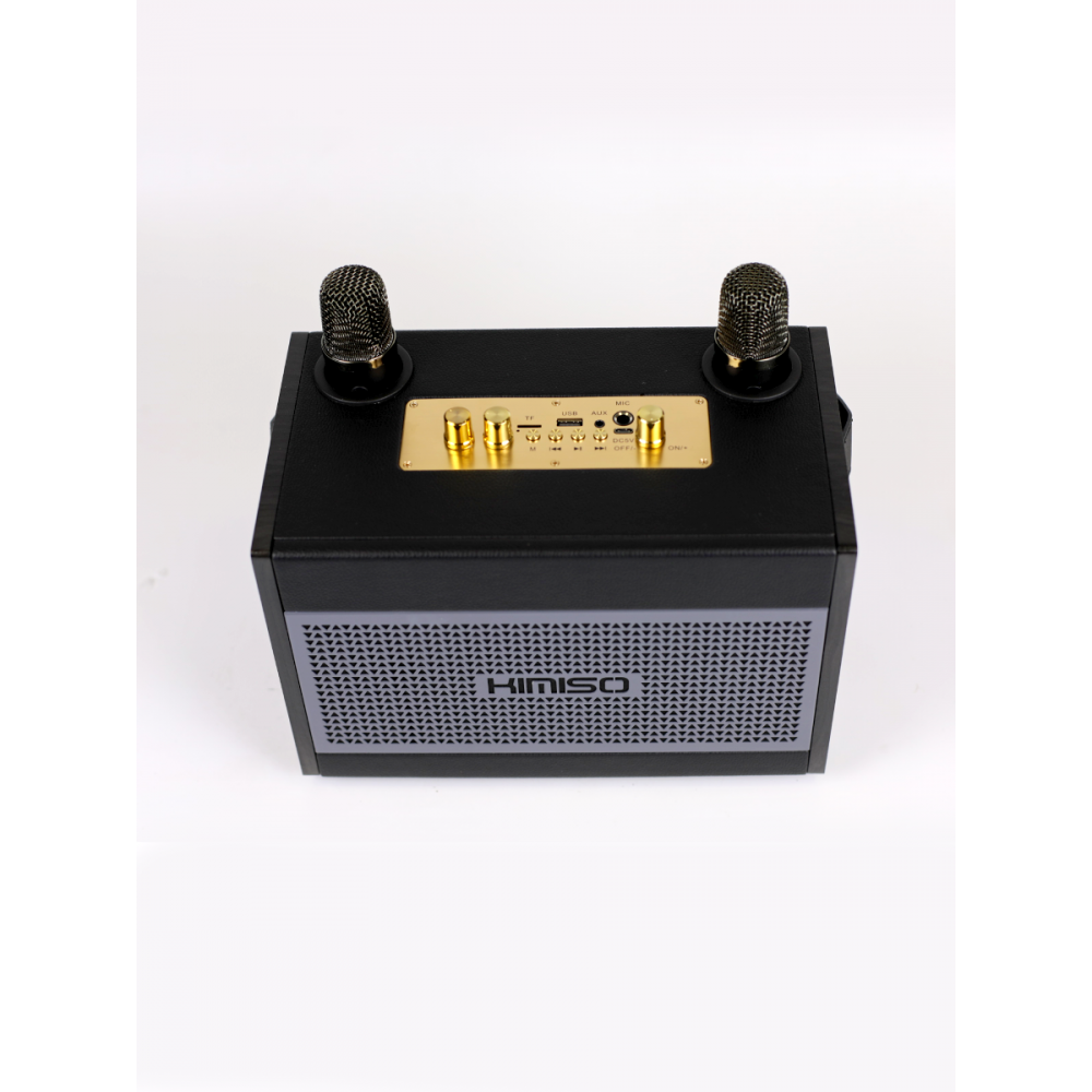 Беспроводная портативная колонка караоке с двумя микрофонами 30W KMS-803 - фото 5 - id-p224999719