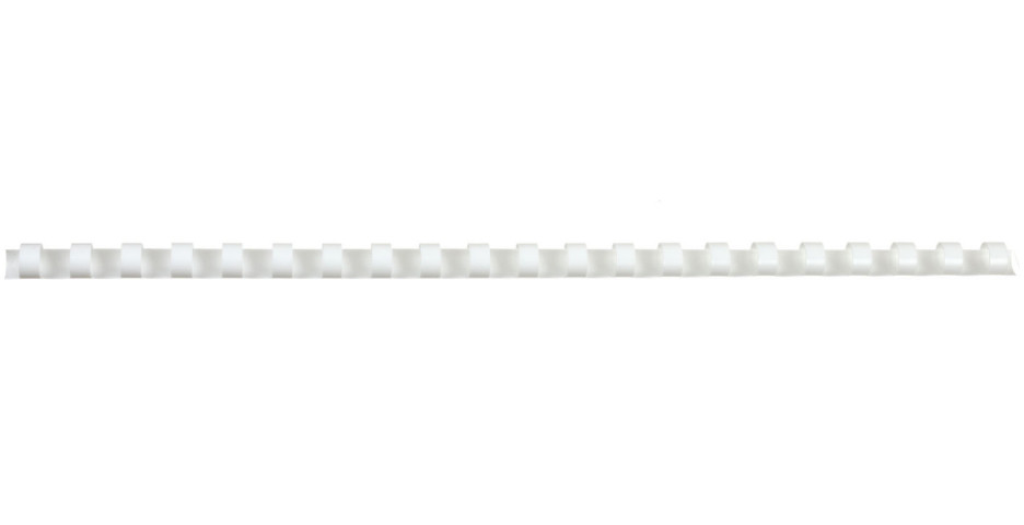 Пружина пластиковая Silwerhof (10) 10 мм, белая