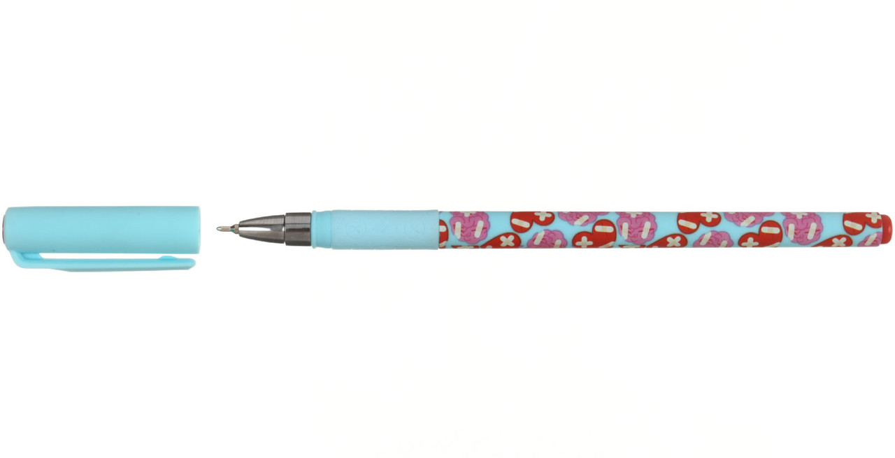 Ручка шариковая Lorex Slim Soft Grip с рисунком Forever And Ever, стержень синий - фото 2 - id-p225000043