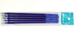 Набор стержней гелевых для ручек Schoolformat «Пиши-Стирай» 5 шт., 130 мм., пулевидный, синий