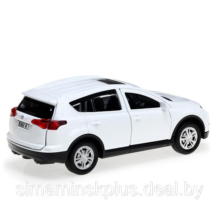 Машина металлическая TOYOTA RAV4, 12 см, открывающиеся двери, инерционная, цвет белый - фото 3 - id-p225002099