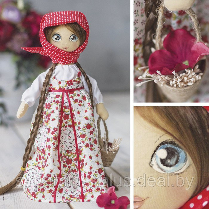 Набор для шитья. Интерьерная кукла «Василина», 30 см - фото 1 - id-p225002162