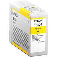 Картридж Epson C13T850400 T850 SC-P800 Yellow T850400 UltraChrome HD ink 80ml