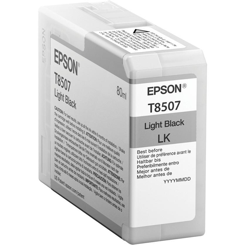 Картридж Epson C13T850700 T850 SC-P800 Light Black T850700 UltraChrome HD 80ml - фото 1 - id-p225002214