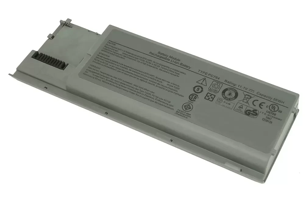 Аккумулятор (батарея) для ноутбука PC764 Dell Latitude D620, D630 5200мАч, 11.1В - фото 1 - id-p225002262