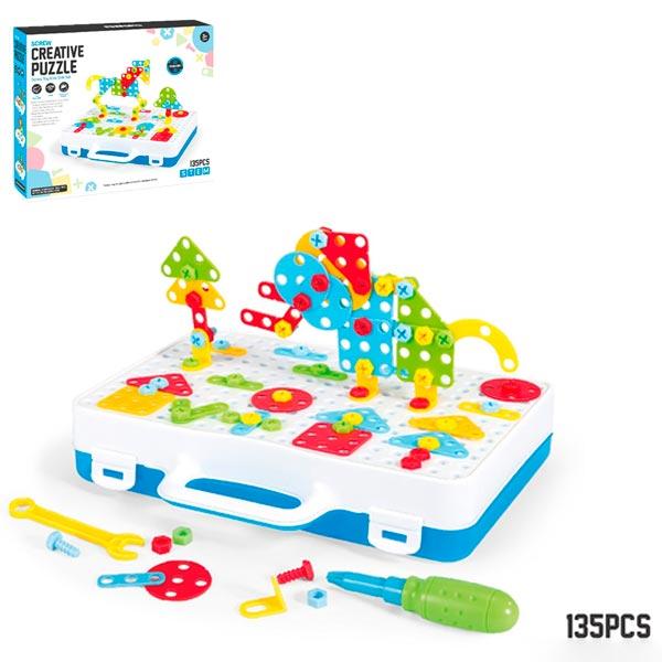 Конструктор в кейсе с инструментами Феникс Toys Creative Puzzle - фото 2 - id-p225002348