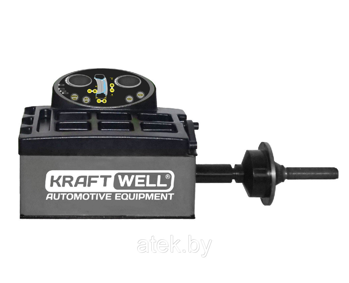Балансировочный станок с ручным вводом параметров и цифровым дисплеем KraftWell арт. KRW242E - фото 1 - id-p225002426