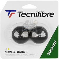 Мяч тренировочный для сквоша Tecnifibre 1 Yellow (2 мяча в упаковке) (арт. 54BASQYELL)