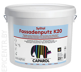 Sylitol-Fassadenputz K 20 готовая к применению силикатная штукатурка камешковой фактуры, 25 кг - фото 1 - id-p32204094