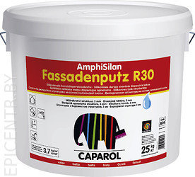 AmphiSilan Fassadenputz R 30 готовая к применению силиконовая штукатурка короед, 25 кг