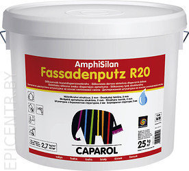 Caparol AmphiSilan Fassadenputz R 20 структурные штукатурки на основе силиконовой смолы, 25 кг