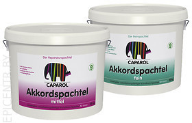 Caparol шпатлевка акриловая финишная AKKORDSPACHTEL Fein, Германия, 25кг