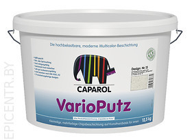 Capadecor VarioPutz Разноцветная декоративная штукатурка для нанесения валиком, 12,5 кг