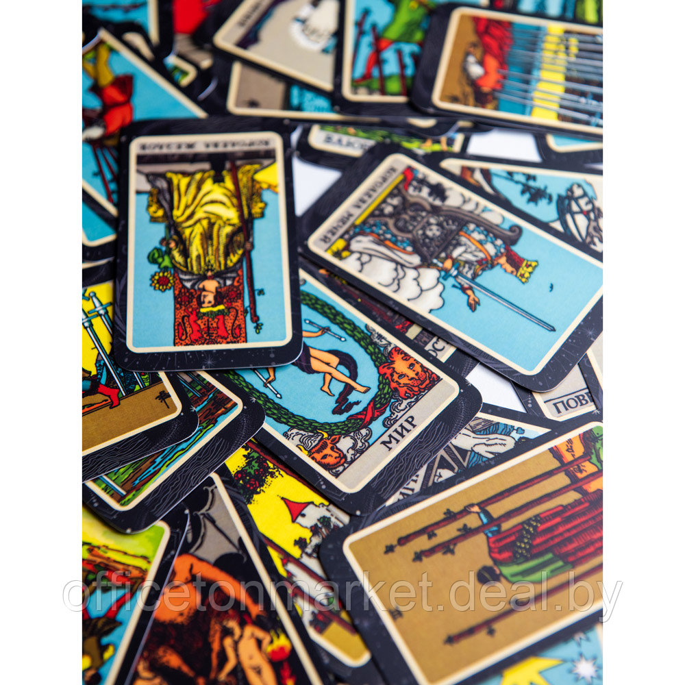 Карты мини "Таро Райдера Уэйта, 78 + 2 карты, руководство" - фото 7 - id-p223356120