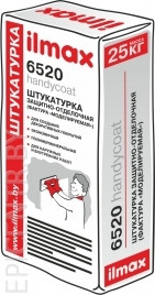 Декоративная штукатурка фасадная ilmax 6520 (фактура "моделируемая") 25 кг