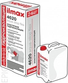 Гидроизоляция ilmax 4620 aqua-stop flex 24 кг+8л - фото 2 - id-p32204207