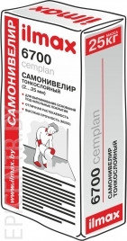 Самонивелир тонкослойный (2...25 мм) ilmax 6700 cemplan 25 кг