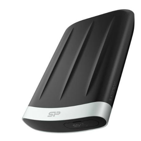 Внешний жесткий диск 1TB Silicon Power Armor A65B, 2.5", USB 3.2, Черный/Серый SP010TBPHD65BS3G - фото 1 - id-p225005037