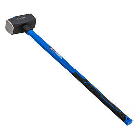 Кувалда с фиберглассовой ручкой и резиновой противоскользящей накладкой (6000г,L ручки-800мм)