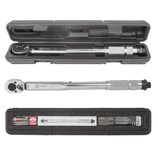 Ключ динамометрический щелчкового типа Profi 19-110Нм 3/8 ,в пластиковом футляре (Taiwan)