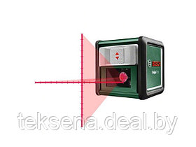 Нивелир лазерный BOSCH QUIGO PLUS со штативом в кор. (проекция: крест, до 7 м, +/- 5 мм, резьба 1/4")