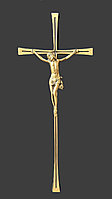 Бронзовый крест с распятием на кладбище/памятник 35см.