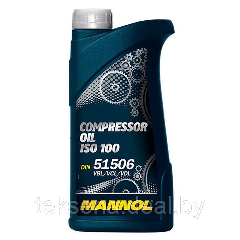 Масло компрессорное минеральное MANNOL Compressor Oil ISO 100 1 л - фото 1 - id-p225009057