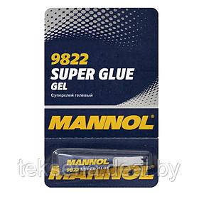 Суперклей гелевый /Mannol 9822 GEL Super Glue 3 г